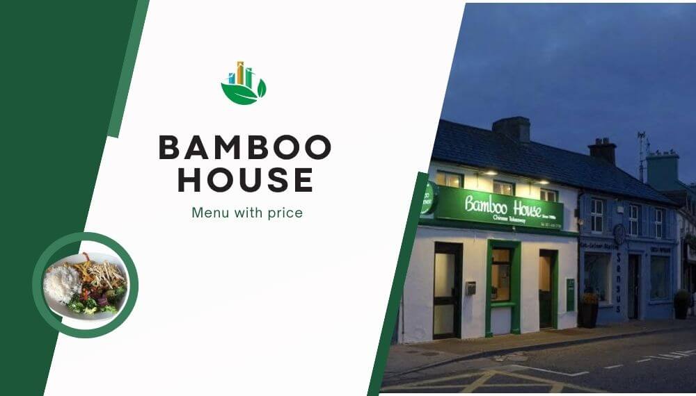 Bamboo House Menu 1 